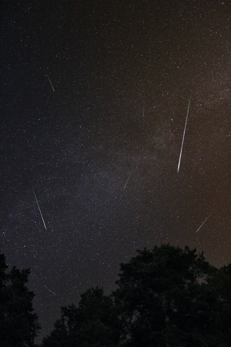 Perseidas desde Mondrón